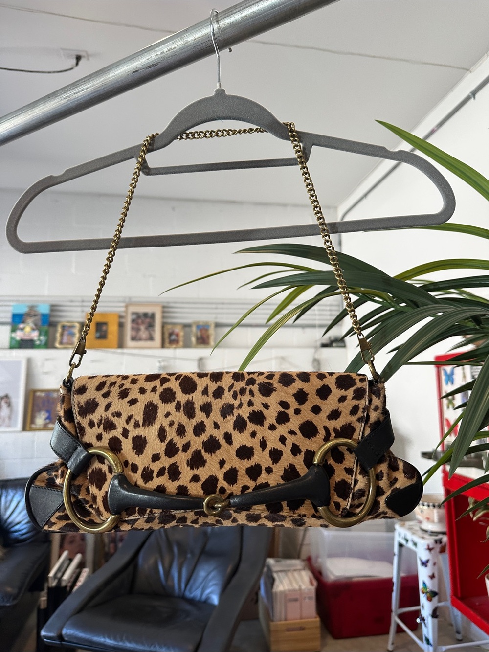 iconic tom ford x gucci leopard bag